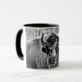 Eisiger Yellowstone-Bison Tasse (Vorderseite Links)