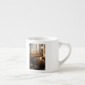 Eisiger Yellowstone-Morgen Espressotasse (Rechts)