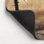 Eisiger Yellowstone-Morgen Mousepad (Ecke)