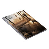 Eisiger Yellowstone-Morgen Notizblock (Rechte Seite)