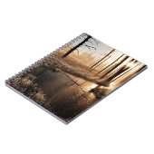 Eisiger Yellowstone-Morgen Notizblock (Linke Seite)