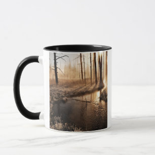Eisiger Yellowstone-Morgen Tasse