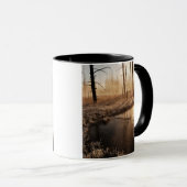 Eisiger Yellowstone-Morgen Tasse (VorderseiteRechts)