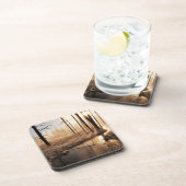 Eisiger Yellowstone-Morgen Untersetzer (Rechte Seite)