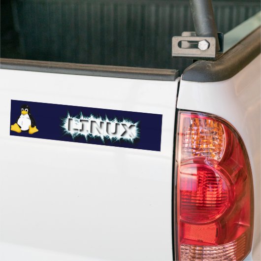 EISIGES LINUX AUTOAUFKLEBER (Auf Lkw)
