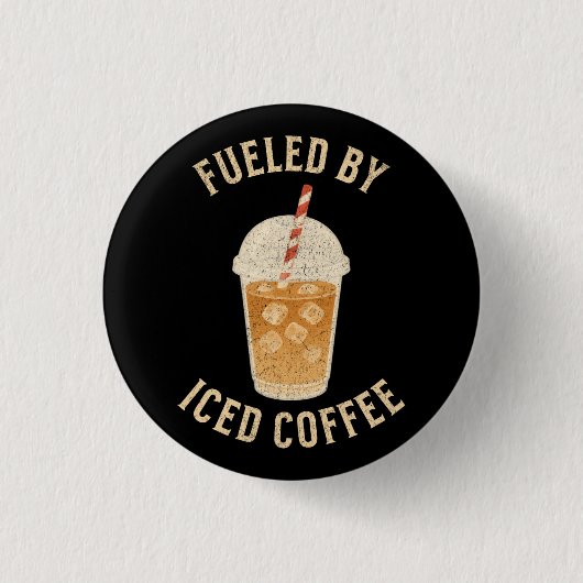 Eiskaffee Button (Vorderseite)