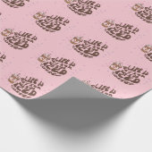 Eiskaffee Geschenkpapier (Ecke)