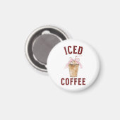Eiskaffee Magnet (Vorderseite/Rückseite)
