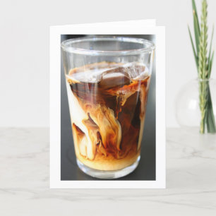Eiskaffee - notecard karte