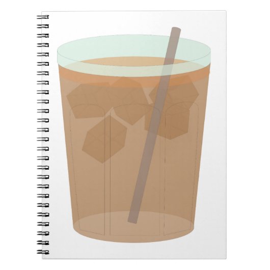 Eiskaffee Notizblock (Vorderseite)