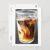 Eiskaffee - Postkarte (Vorne/Hinten)