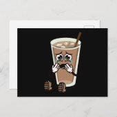 EISKAFFEE POSTKARTE (Vorne/Hinten)