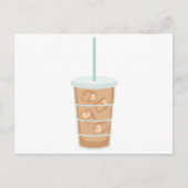 Eiskaffee Postkarte (Vorderseite)