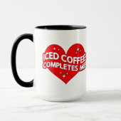 Eiskaffee schließt mich ab tasse (Links)