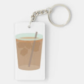 Eiskaffee Schlüsselanhänger (Rückseite)