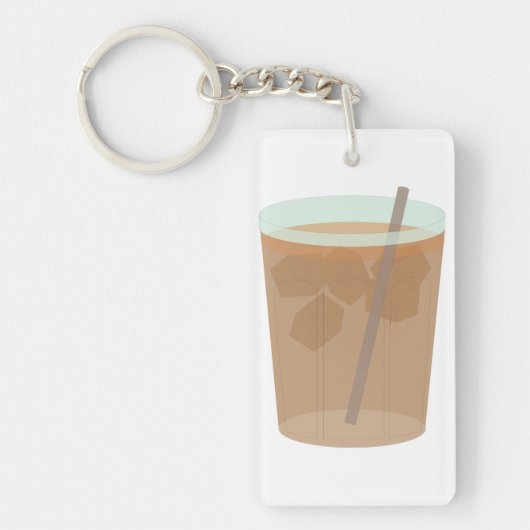 Eiskaffee Schlüsselanhänger (Vorderseite)