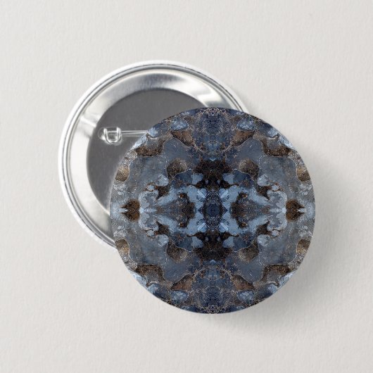 Eiskaleidoskopmuster Button (Vorne & Hinten)