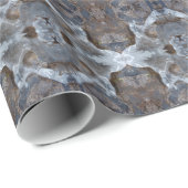 Eiskaleidoskopmuster Geschenkpapier (Rolleneckpunkt)