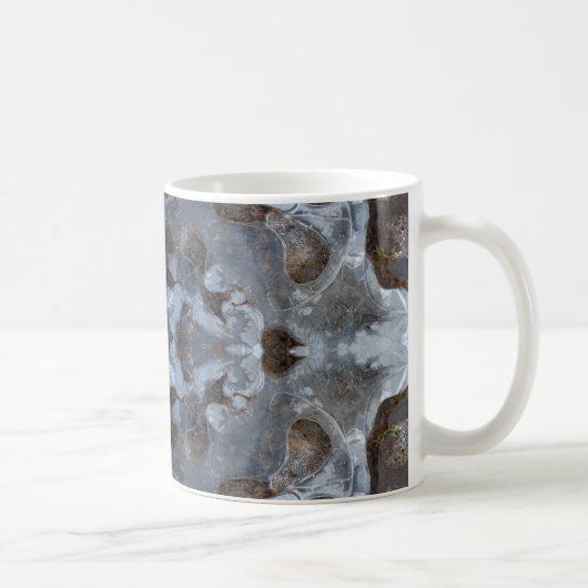 Eiskaleidoskopmuster Kaffeetasse (Rechts)