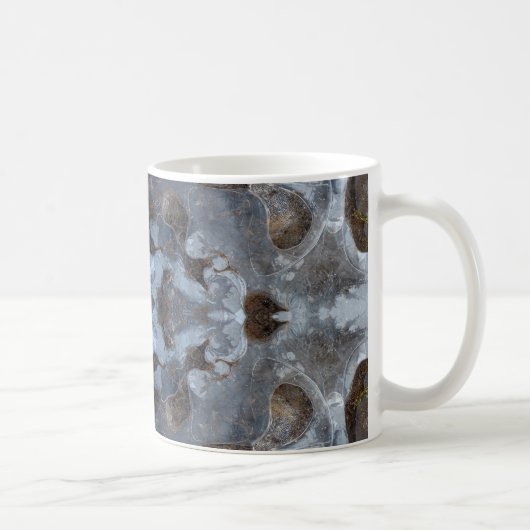 Eiskaleidoskopmuster Kaffeetasse (Rechts)