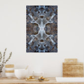 Eiskaleidoskopmuster Poster (Küche)