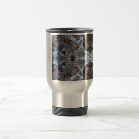 Eiskaleidoskopmuster Reisebecher (Mittel)