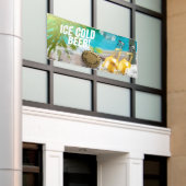 Eiskalt-Bier-Convenience Store-Gasstation Banner (Äußeres Gebäude)