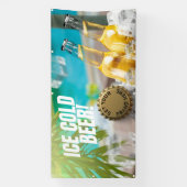 Eiskalt-Bier-Convenience Store-Gasstation Banner (Vertikal)