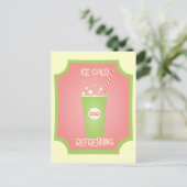 Eiskalt Erfrischender Pop Postkarte (Stehend Vorderseite)