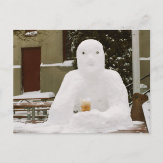 Eiskalte Erfrischung Postkarte