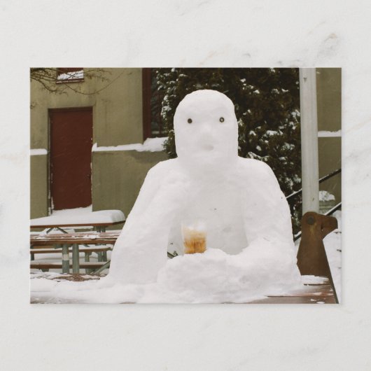 Eiskalte Erfrischung Postkarte (Vorderseite)