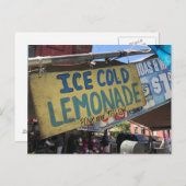 Eiskalte Lemonade, Straßenmesse Upper West Side NY Postkarte (Vorne/Hinten)