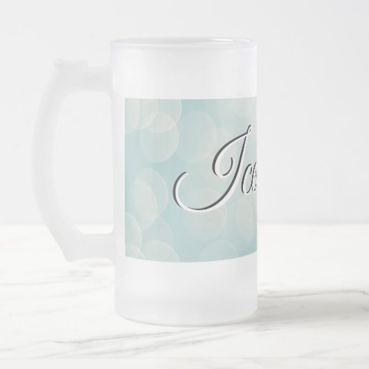 Eiskalte mattierte Tasse für Ihr Lieblingsgetränk (Links)