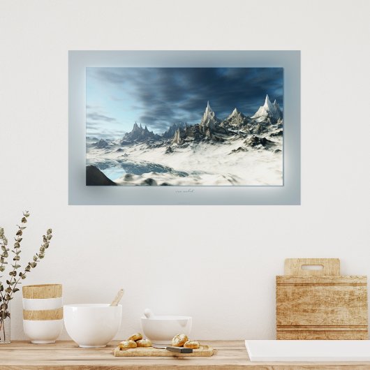 Eiskälte Poster (Küche)