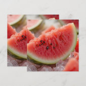 Eiskalte Sommer-Vibes Save The Date (Vorne/Hinten)