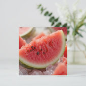 Eiskalte Sommer-Vibes Save The Date (Stehend Vorderseite)