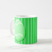 Eiskältepokal für grüne Oster Kaffeetasse (Vorderseite Links)