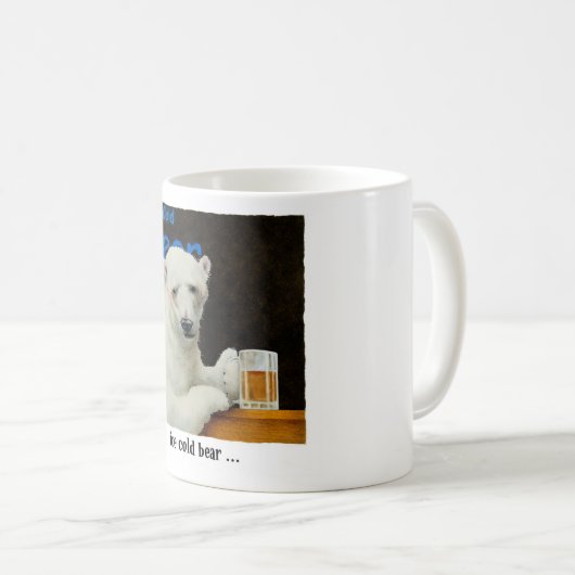 Eiskalter Bär Kaffeetasse (VorderseiteRechts)