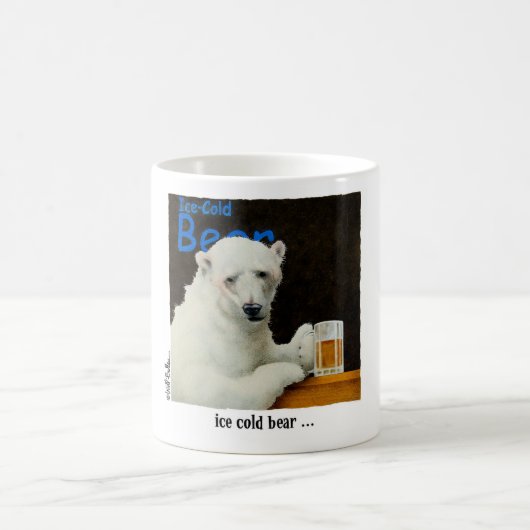Eiskalter Bär Kaffeetasse (Mittel)