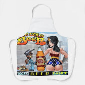 Eiskalter Bierkalt Shirt Schürze (Vorderseite)