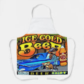 Eiskalter Bierkalt Shirt Schürze (Vorderseite)