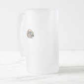 EISKALTER LOUIE MATTGLAS BIERGLAS (Vorderseite Links)