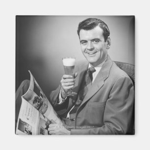 Eiskaltes Bier Magnet