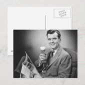 Eiskaltes Bier Postkarte (Vorne/Hinten)