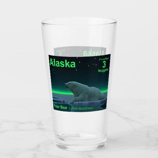 Eiskantenbär - Alaska-Bühne Glas (Vorderseite)