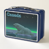 Eiskantenbär - Kanada Metall Lunch Box (Rückseite)