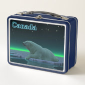 Eiskantenbär - Kanada Metall Lunch Box (Vorderseite)