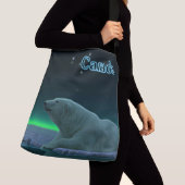 Eiskantenbär - Kanada Tragetaschen Mit Langen Trägern (Von Nahem)