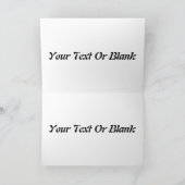 Eiskantenpanzer Feiertagskarte (Innenseite)