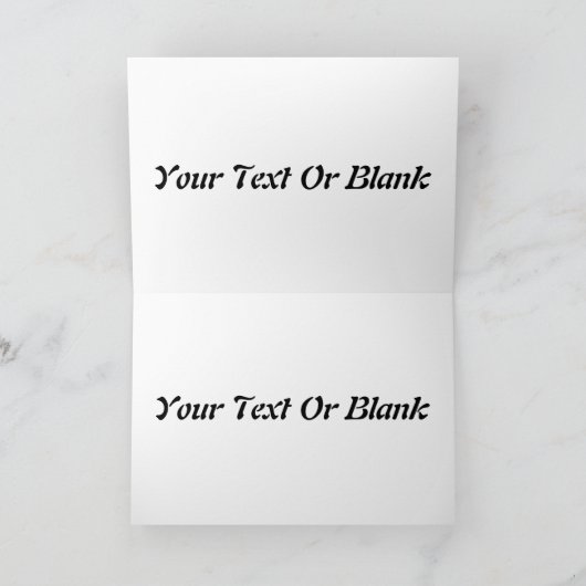 Eiskantenpanzer Feiertagskarte (Innenseite)